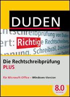 Duden Rechtschreibprüfung PLUS für MS Office