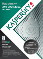 Kaspersky Anti-Virus 2011 for Mac 1 MAC - 1 Jahr Kaspersky Anti-Virus 2011 for Mac 1 MAC - 1 Jahr