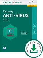 Kaspersky Anti-Virus 2016 (Upgrade)