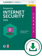 Kaspersky Internet Security 2016 (Upgrade)