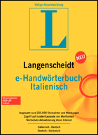 Langenscheidt e-Handwörterbuch Italiensich Langenscheidt e-Handwörterbuch Italiensich