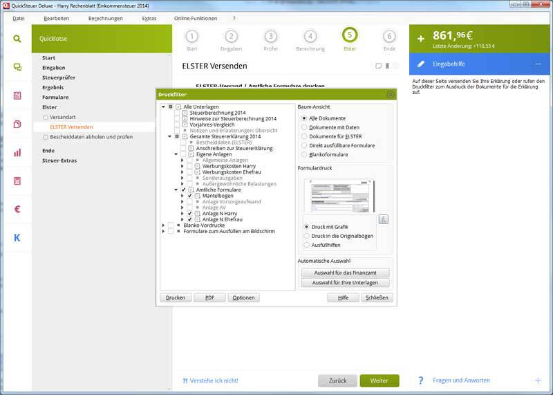 QuickSteuer Deluxe 2015