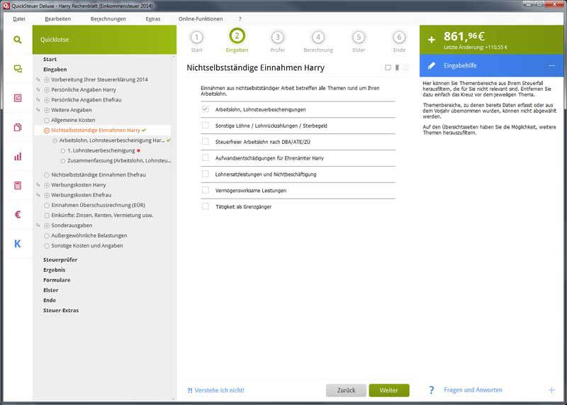 QuickSteuer Deluxe 2015
