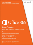 Microsoft Office 365 Home Premium - Subscription 1 year