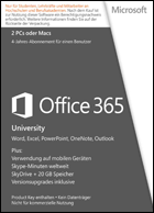 Microsoft Office 365 University - Subscription 4 years
