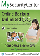 MySecurityCenter Online Backup 4 GB