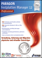 Paragon Festplatten Manager 12 Professional - Einzelplatzlizenz