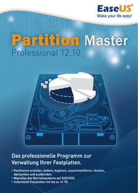 
    EaseUS Partition Master Professional 12
