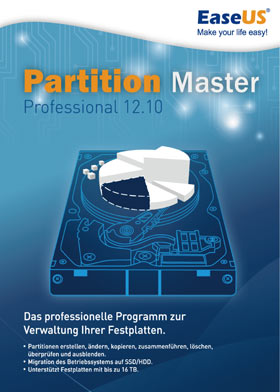 EaseUS Partition Master Professional 12