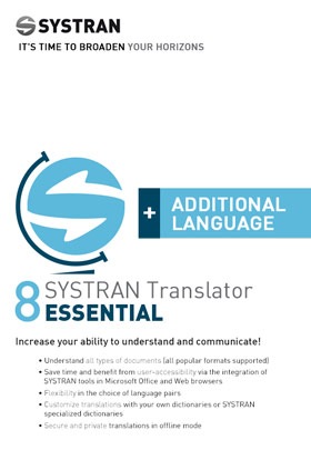 SYSTRAN 8 Translator Essential - Additional Language Pair - Deutsch <> Englisch