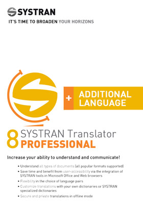 SYSTRAN 8 Translator Professional - Additional Language Pair - Deutsch <> Französisch