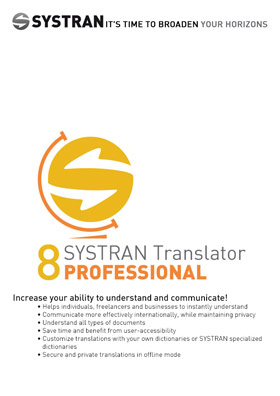 SYSTRAN 8 Translator Professional - Deutsch <> Französisch