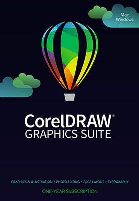 
    CorelDRAW Graphics Suite 365-Day Subscription
