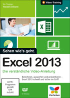 Excel 2013 - Die verständliche Video-Anleitung